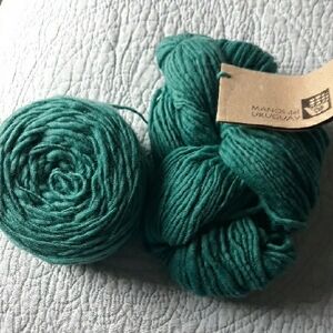 Manos Del Uruguay Teal 100% Wool Yarn Skeins